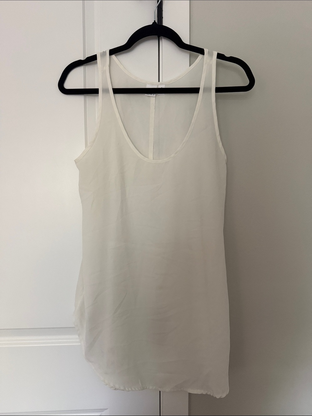 bp White Scoop Neck Tank Top